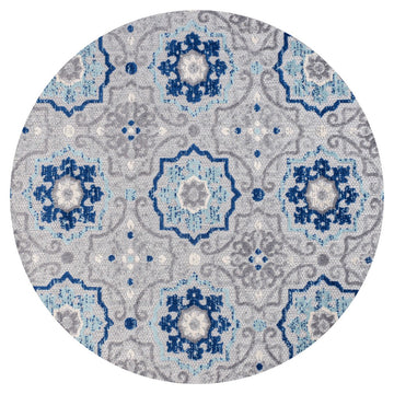 Mediterranean Medallion Indoor/outdoor Area Rug